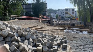 Fortschritte auf der Herzogsteg-Baustelle